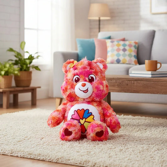 Peluche Bisounours Rouge - 35cm