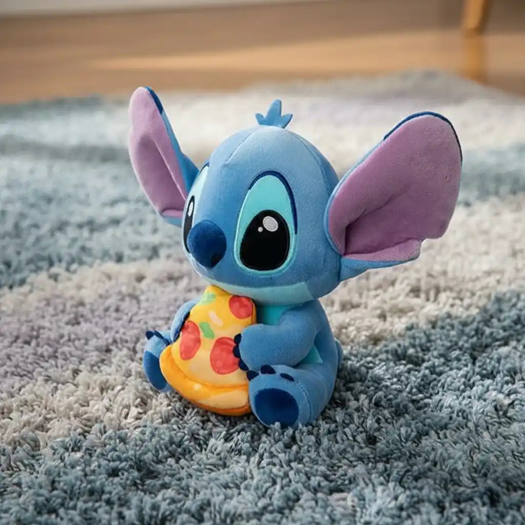 Plüsch Stitch mit Pizza – 25cm