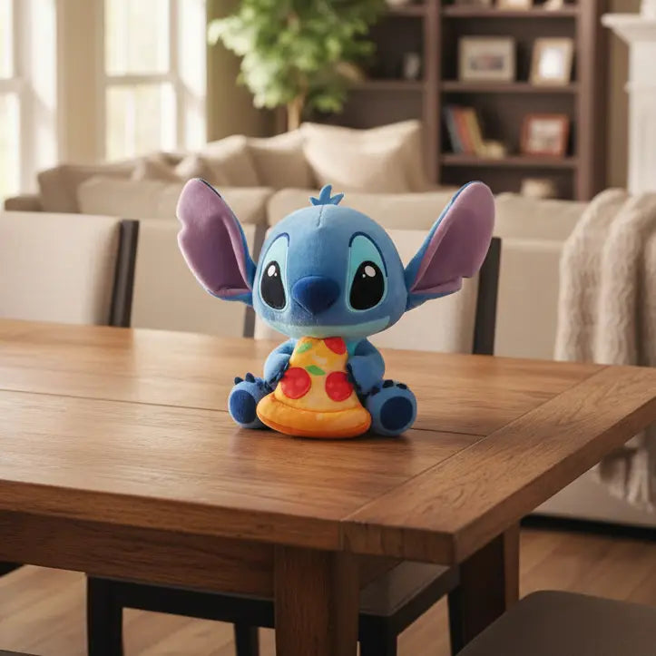 Plüsch Stitch mit Pizza – 25cm
