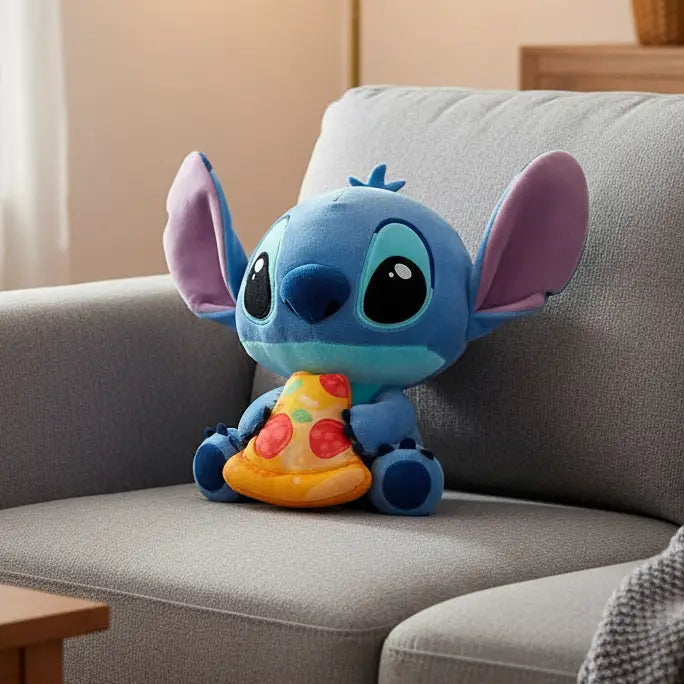 Plüsch Stitch mit Pizza – 25cm
