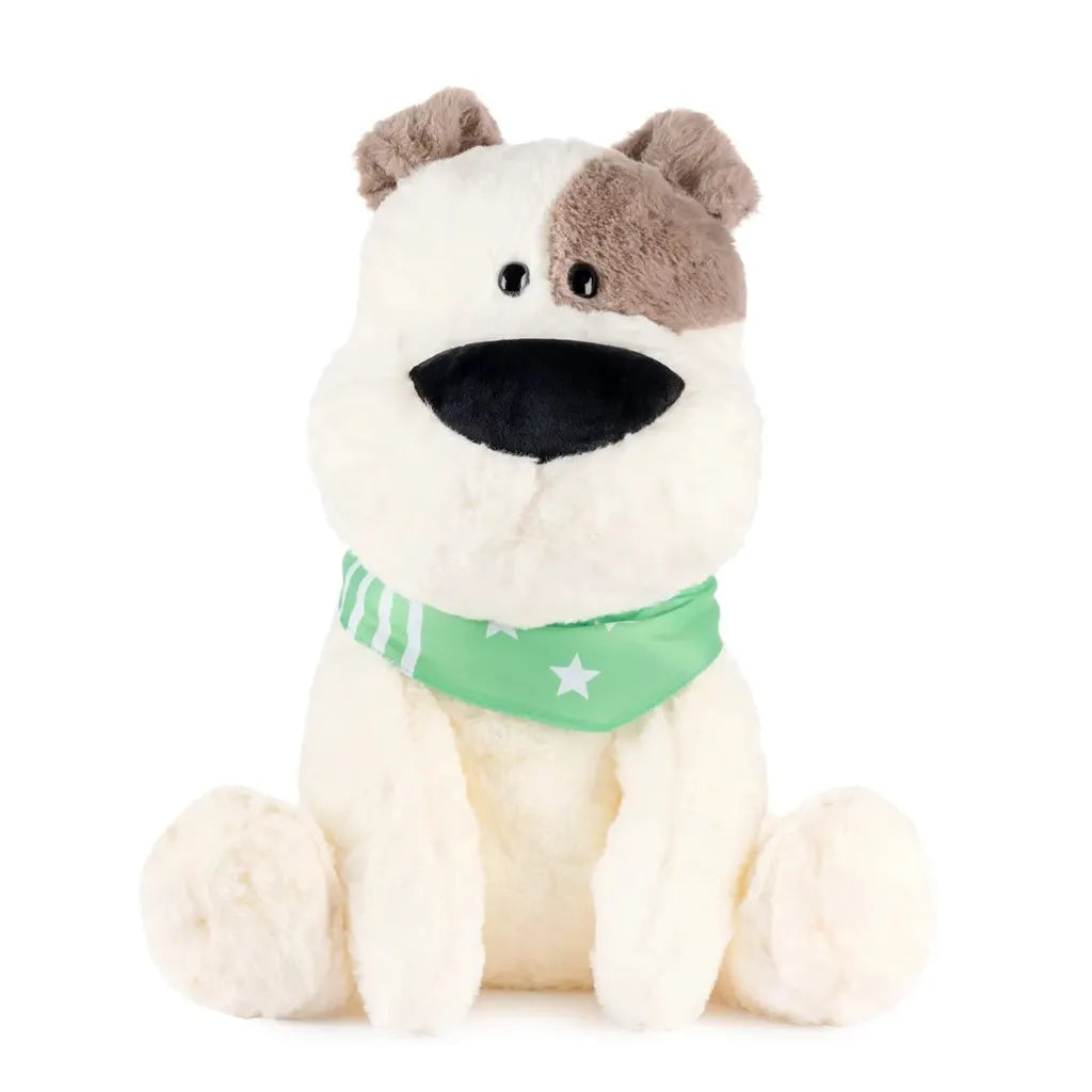 Peluche Chien Blanc Mignon - 25 à 50cm