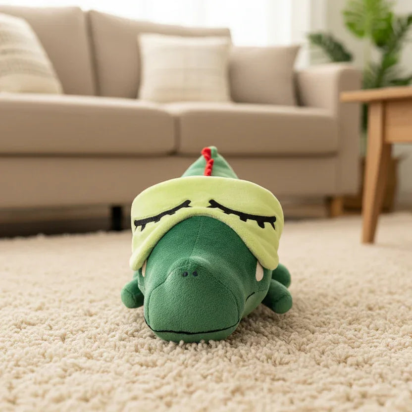 Peluche Crocodile Dormeur - 30cm