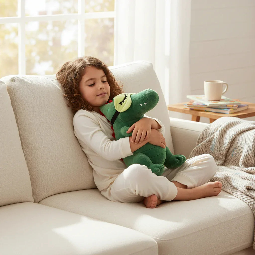 Peluche Crocodile Dormeur - 30cm