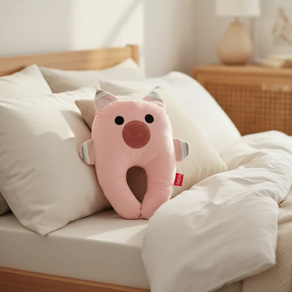 Peluche Coussin Cochon - 25cm