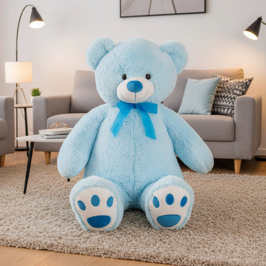 Peluche Ours Bleu - 100cm