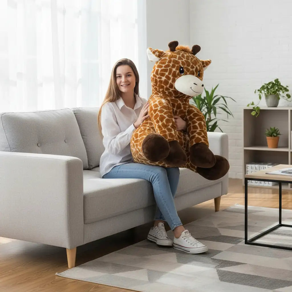 Peluche Grosse Girafe - 100cm