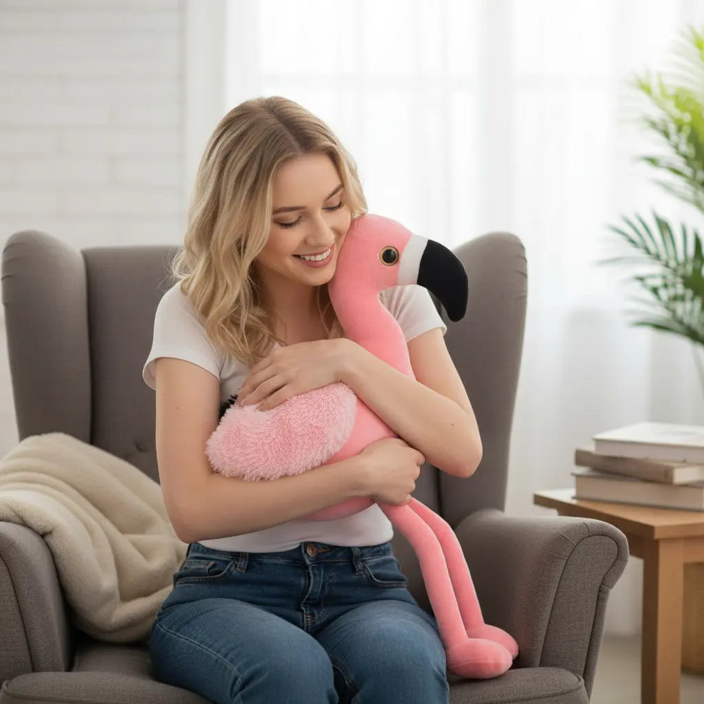 Peluche Flamant Rose XXL - 85cm