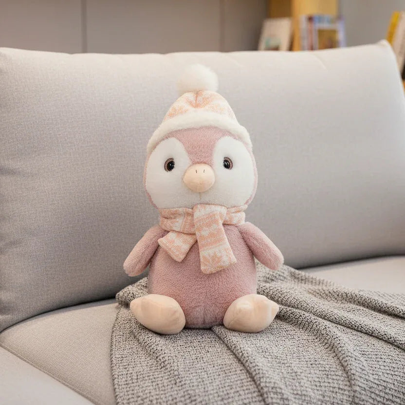 Peluche Pingouin Frileux - 30cm