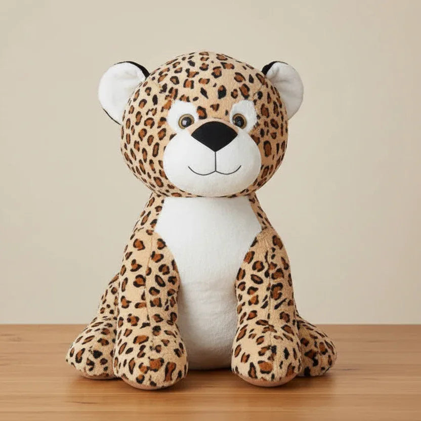 Peluche Léopard Assis - 80cm