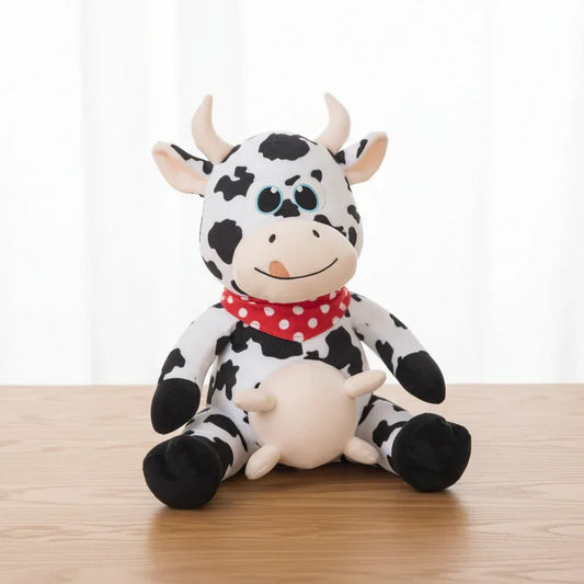 Peluche Vache Tâchetée - 45cm