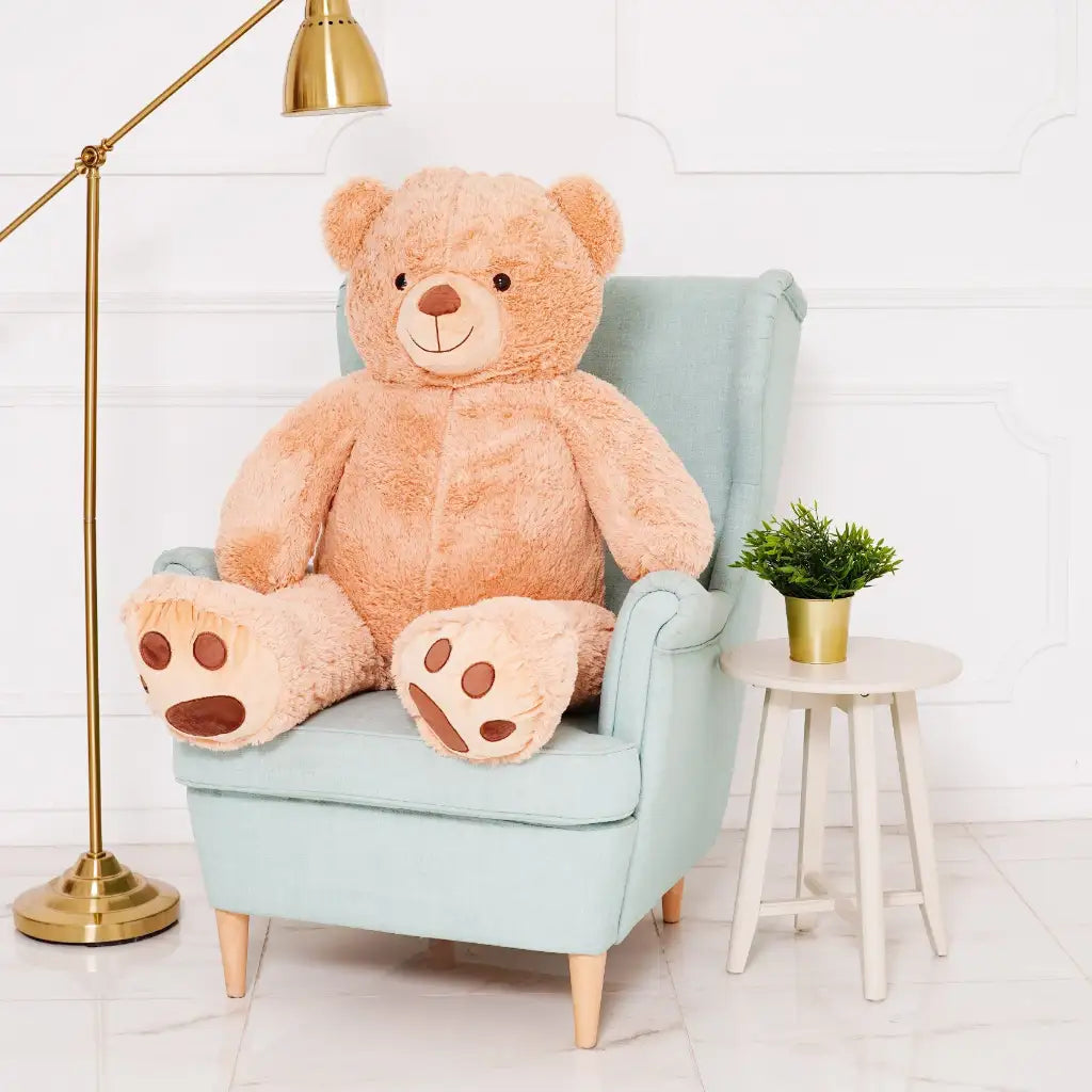 Peluche Ours Souriant - 100 à 190cm
