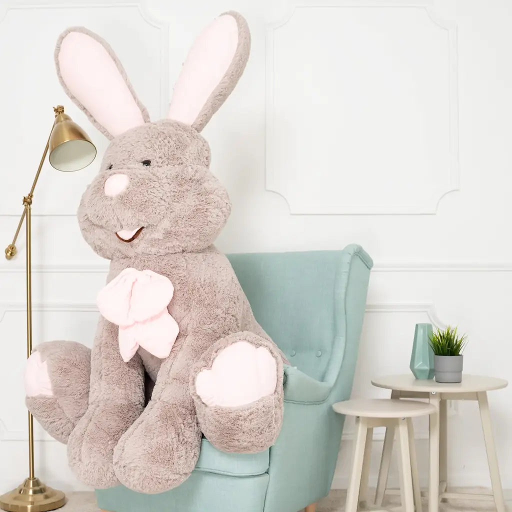 Peluche Lapin Coquet - 70 à 190cm