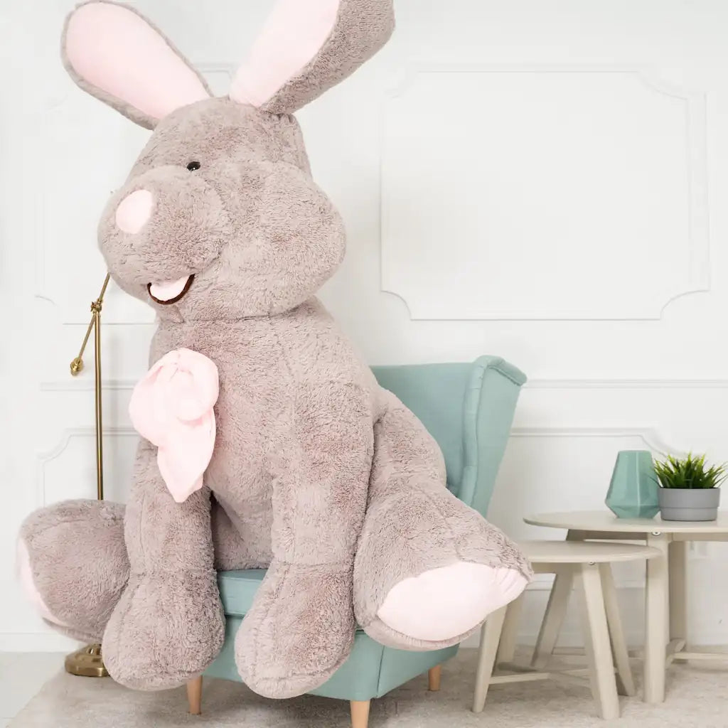 Peluche Lapin Coquet - 70 à 190cm