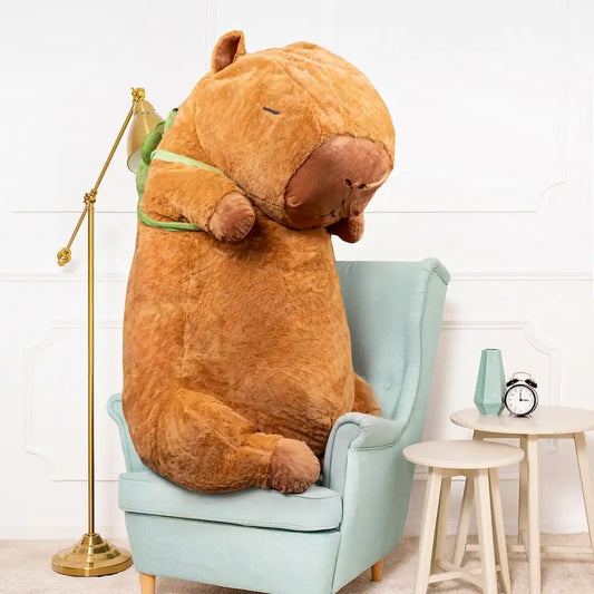 Peluche Capybara Cartable - 25 à 150cm