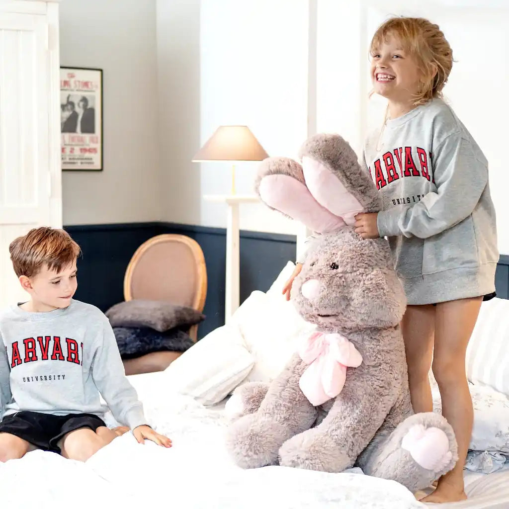 Peluche Lapin Coquet - 70 à 190cm