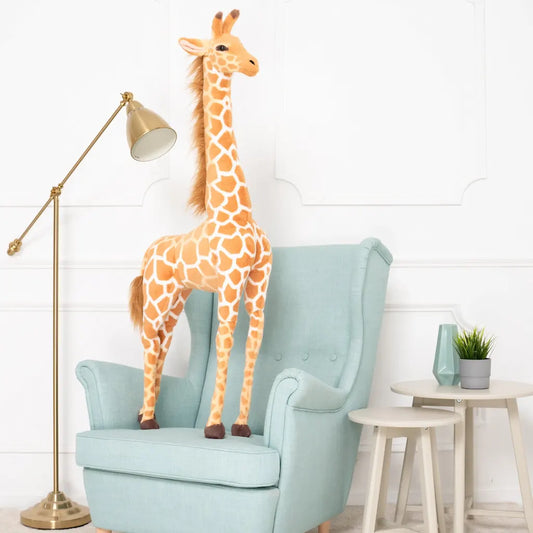 Peluche Girafe Géante - 50 à 120cm