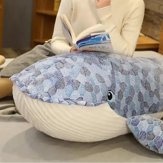 Peluche Géante Baleine - 90 à 110cm