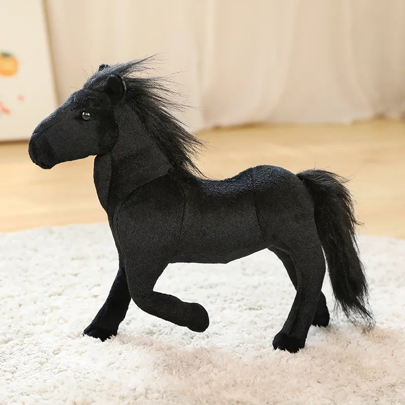 Peluche Cheval Crini re 32cm
