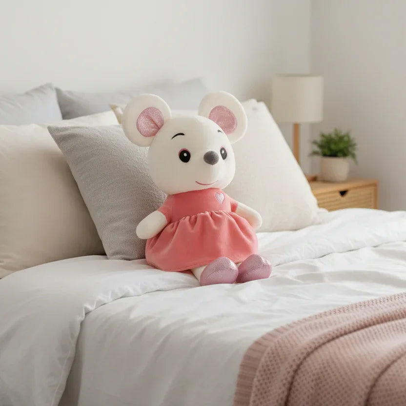 Peluche Souris Coquette - 45cm