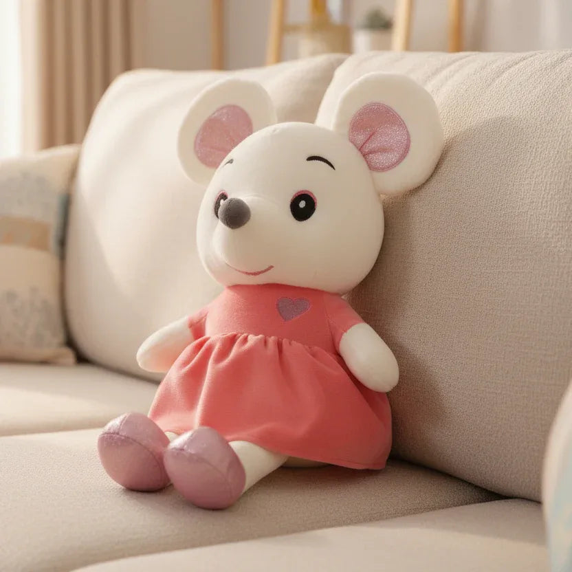 Peluche Souris Coquette - 45cm