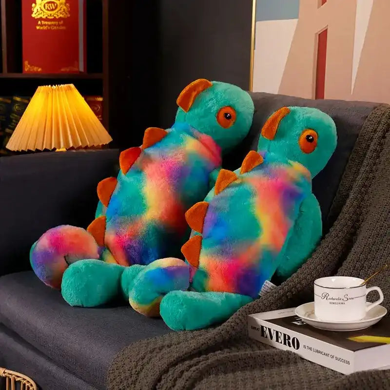 Peluche Caméléon Multicolore - 45cm