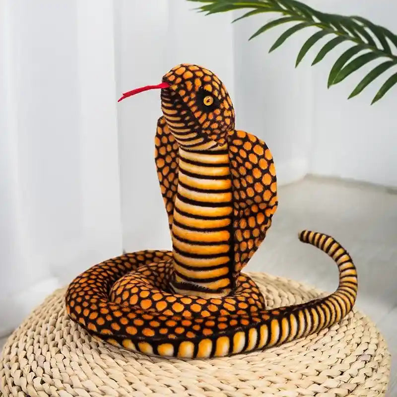 Peluche Cobra Amarillo - 100 cm