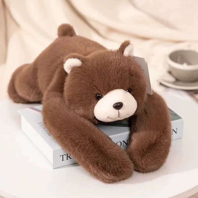 Lying Teddy Bear Plush - 30cm