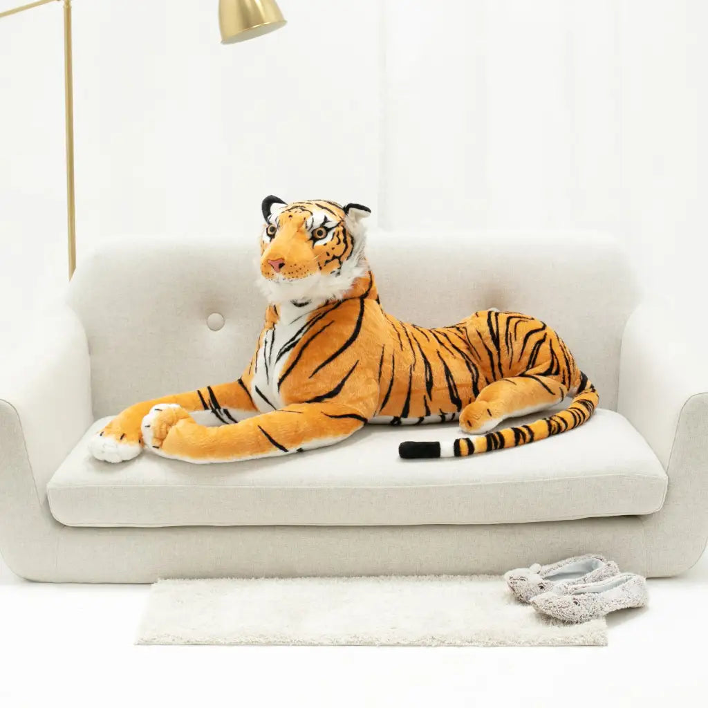 Peluche Tigre Géant - 50 à 100cm