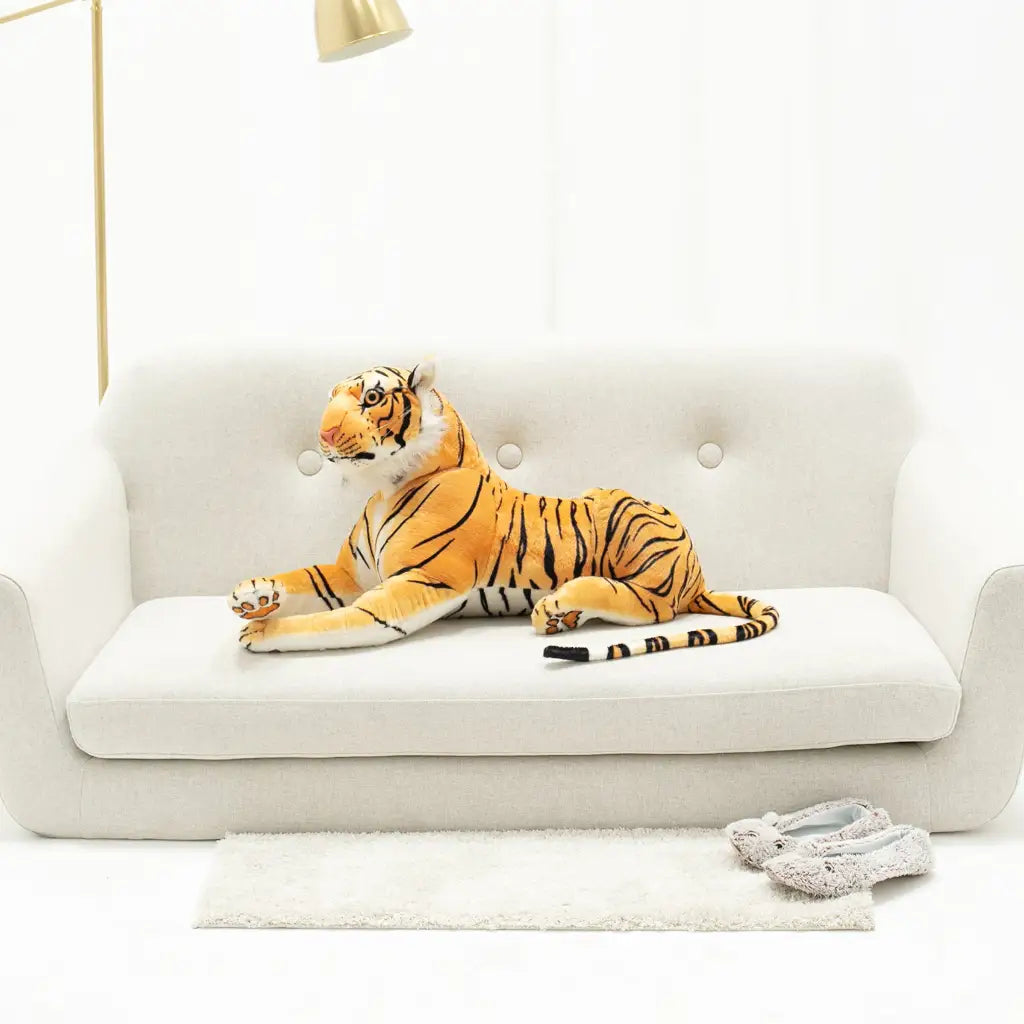 Peluche Tigre Géant - 50 à 100cm