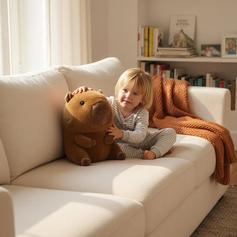 capybara en peluche doux et mignon