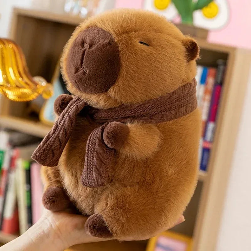 capybara peluche hiver