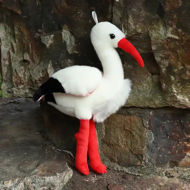 cigüeña de peluche