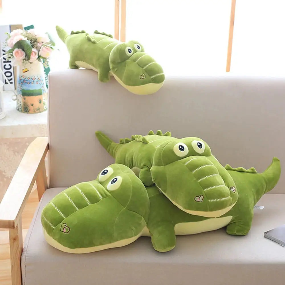 doudou crocodile vert