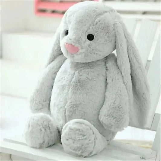 doudou lapin gris