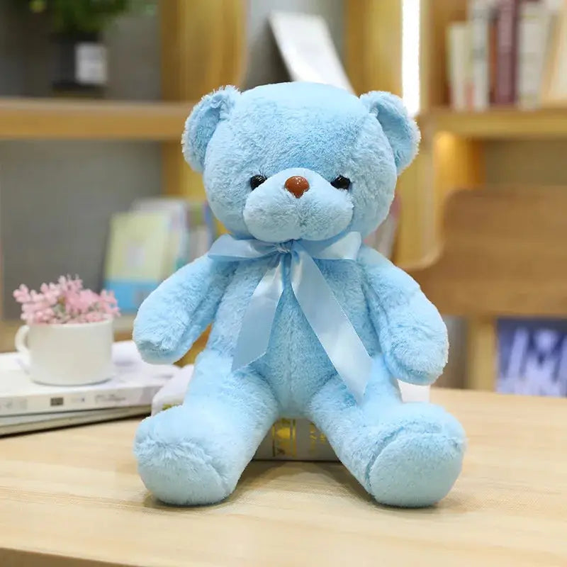 doudou ourson bleu