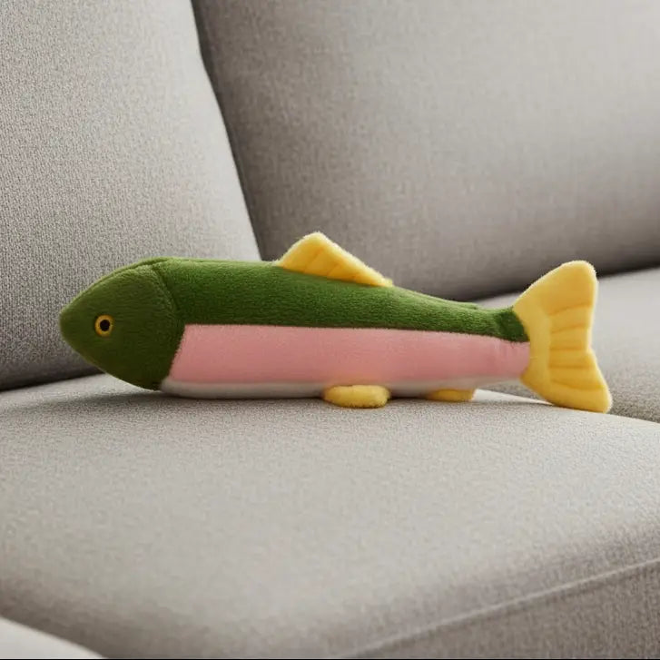 peluche de pez verde