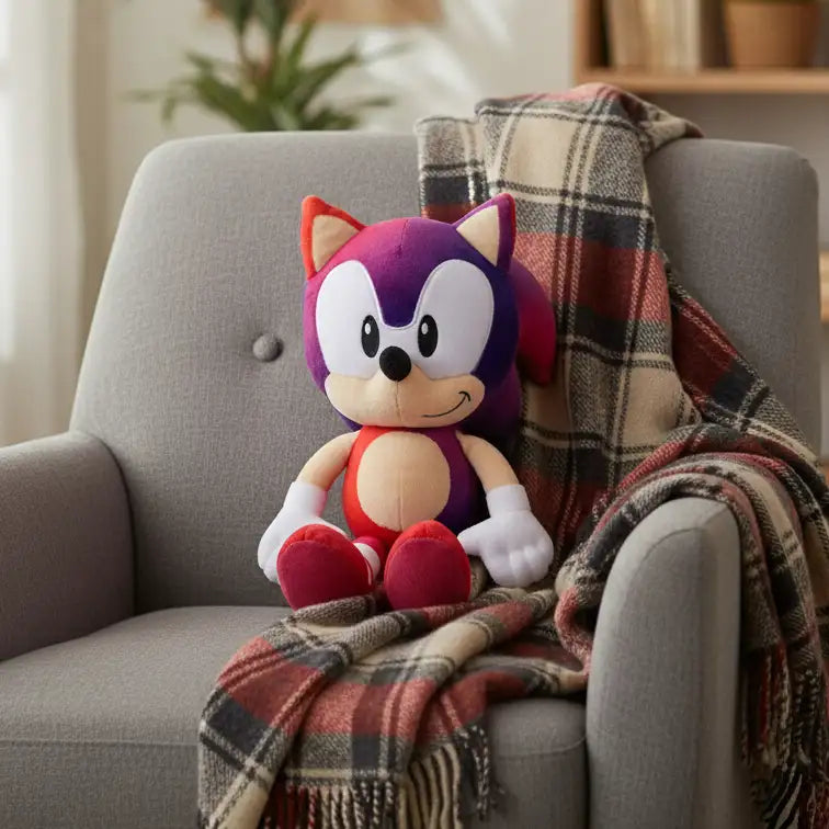 doudou sonic multicolore
