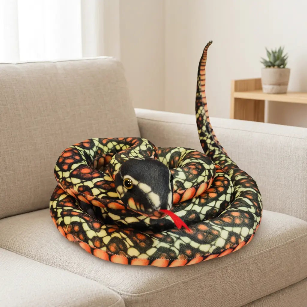 Giant brown snake 200 cm plush toy