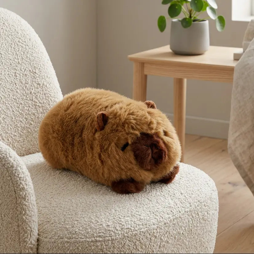 Capybara-Kuscheltier in Braun, 16 cm