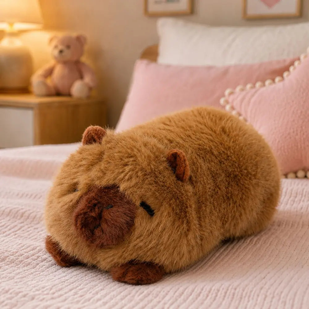 Capybara-Kuscheltier in Braun, 16 cm