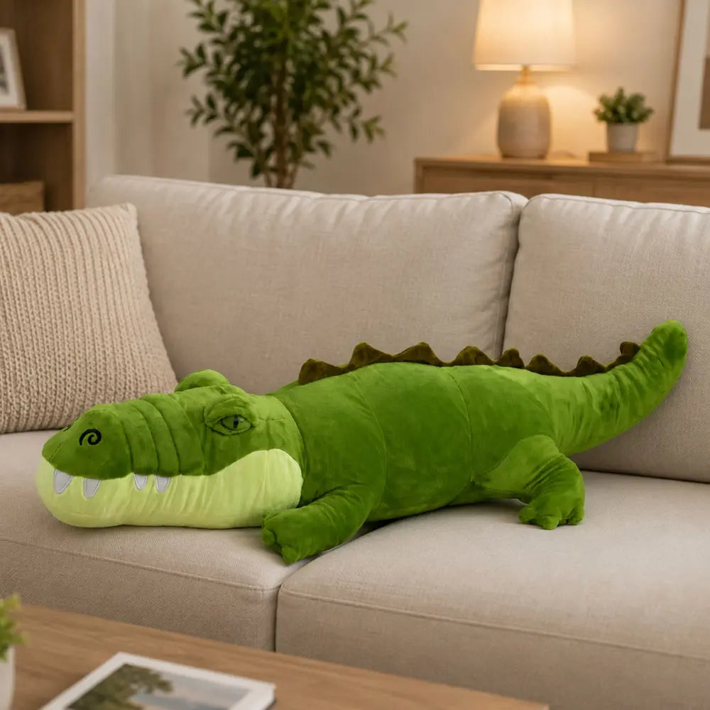 Green Realistic Crocodile 70 cm plush toy