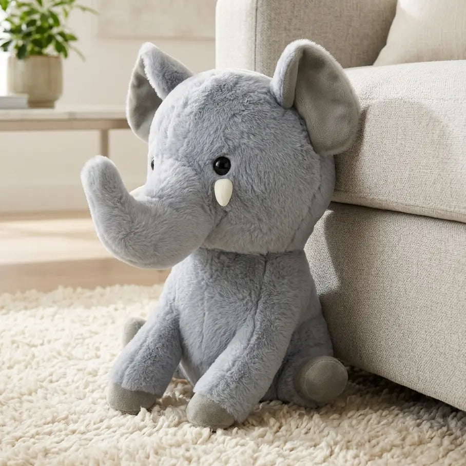 Grey elephant 36 cm plush toy