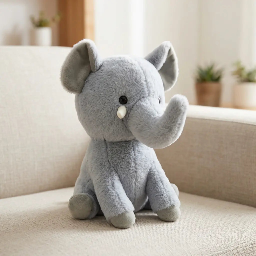 Grey elephant 36 cm plush toy