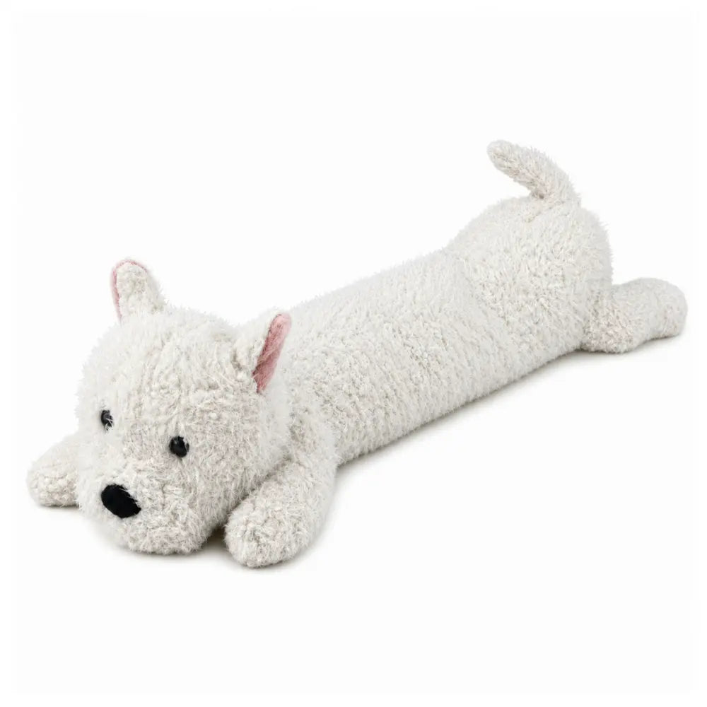 Hunde-Kuscheltier in Weiß