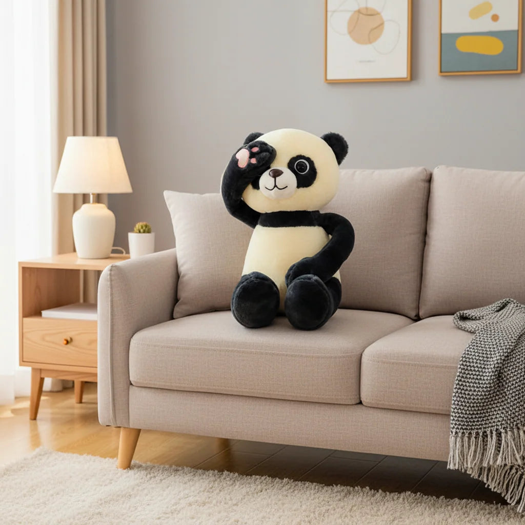 Verspieltes Panda-Plüschtier – 25cm