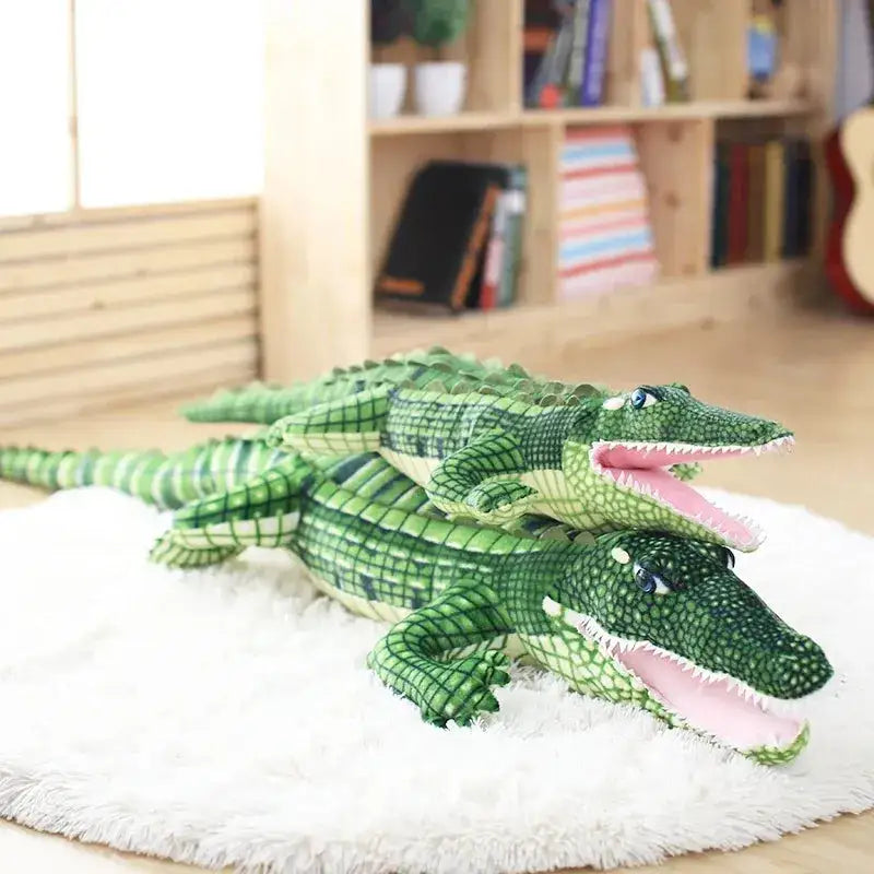 enorme peluche crocodile