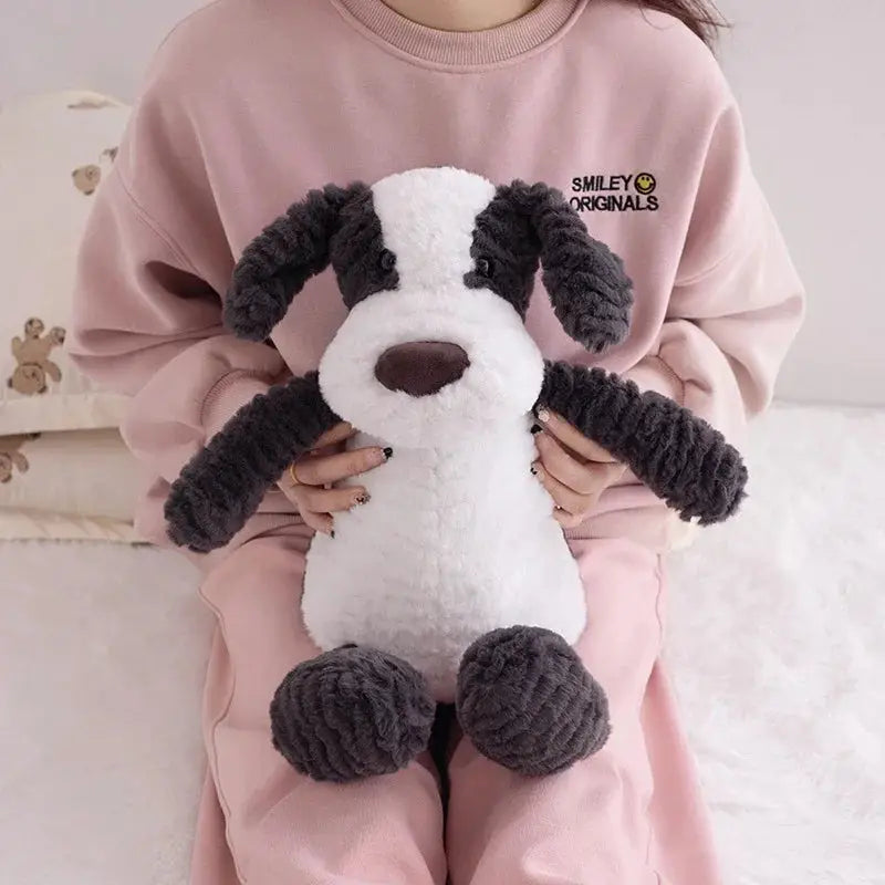 large soft plush dog