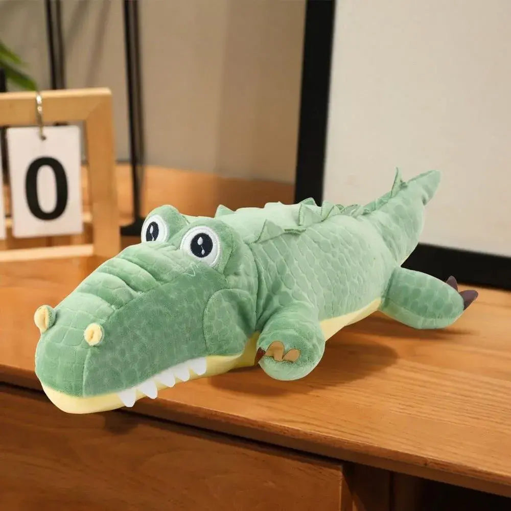 grande peluche crocodile