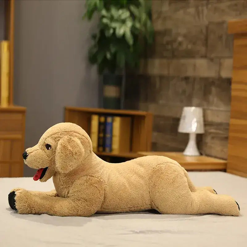 grande peluche golden retriever