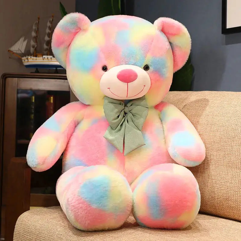 grande peluche ours multicolore